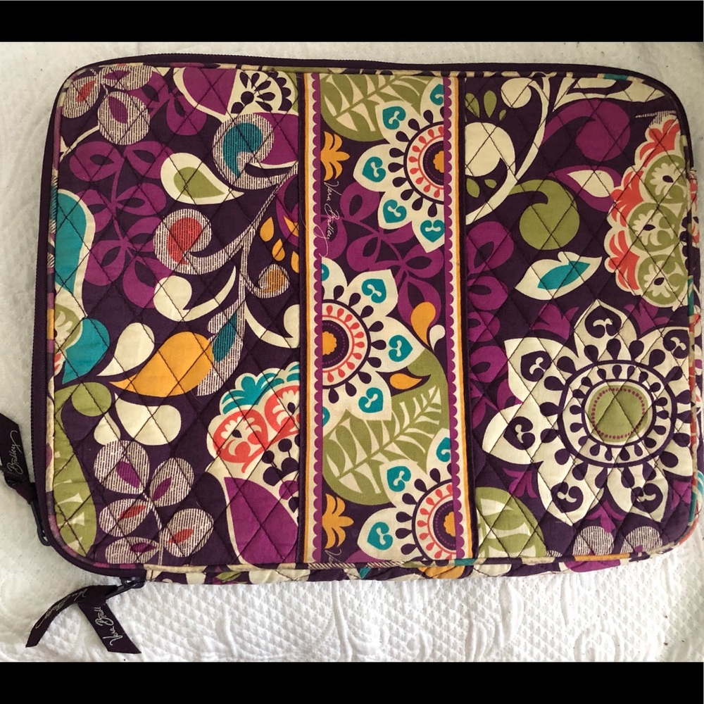 Vera Bradley Laptop Sleeve in Plum Crazy